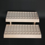 Beuken houten display voor 24 x 4 5ml flesjes