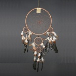 Dream Catcher bruin leer Ø 26cm