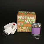 Sandal Vetiver Aroma, 10x matjes, 1x Electric Diffuser