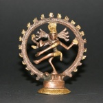 Shiva dansend, brons messing 10cm