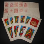 Tibetaanse Boeddha kaarten, set van 10 verschillende kaarten