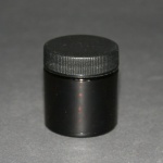 Zalfpotje 30ml, bruin glas, incl dop