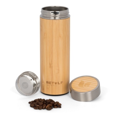 Tumbler Bamboo thermos Coffee & Tea Bottle 420ml